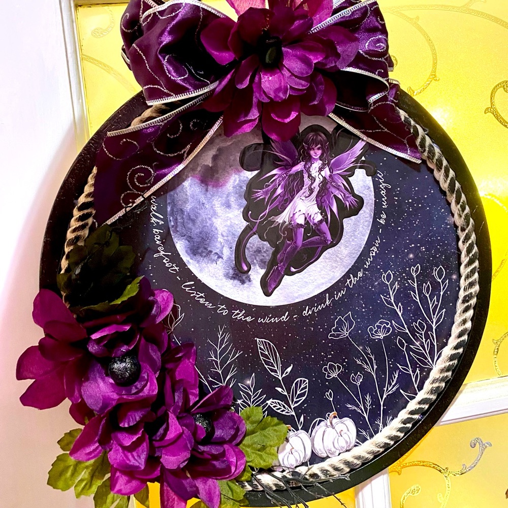Beautiful fairy Wreath/plaque!